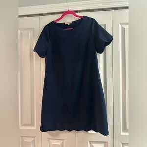 Navy business casual dress